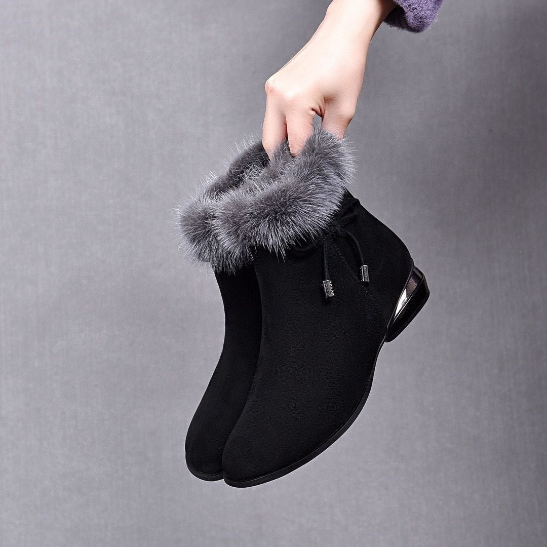 Aurene| Botines Elegantes Tacón Medio