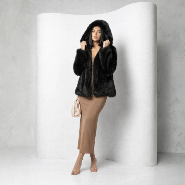Ramsey | Chaqueta de Piel Sintética con Capucha