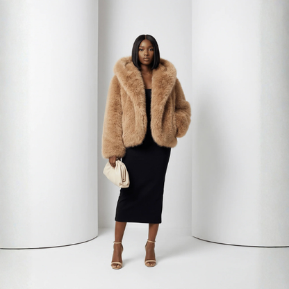 Ramsey | Chaqueta de Piel Sintética con Capucha