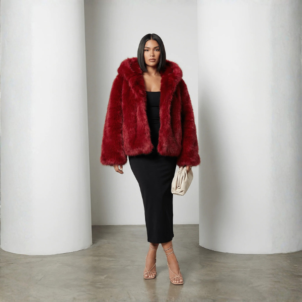 Ramsey | Chaqueta de Piel Sintética con Capucha