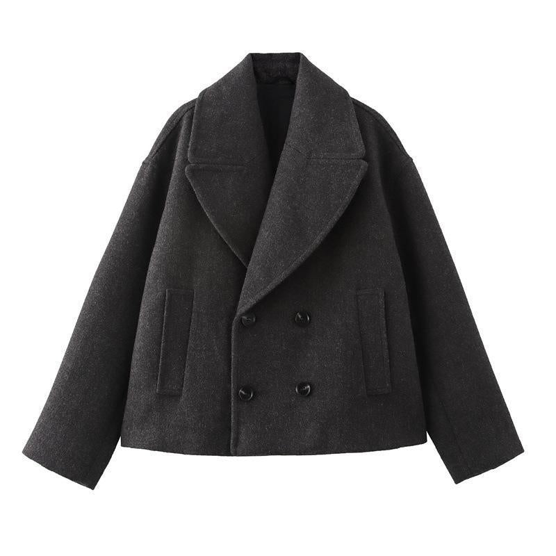 Coat Verona | Blazer de Lana con Solapa Grande