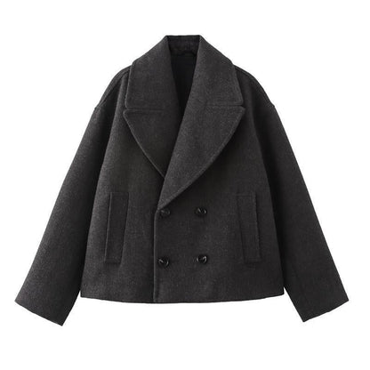 Coat Verona | Blazer de Lana con Solapa Grande